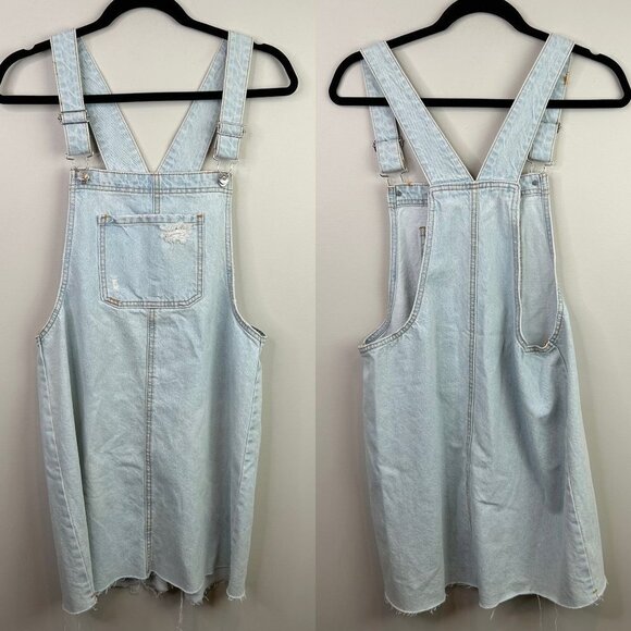 Wild Fable lightwash dress overalls size medium - Picture 9 of 9